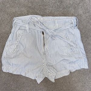 american eagle tie shorts